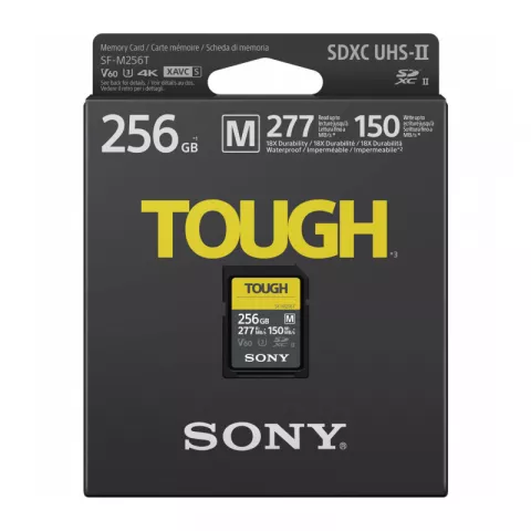 Карта памяти SDXC 256GB Sony SF-M TOUGH UHS-II U3 V60 150/277 MB/s (SF-M256T)