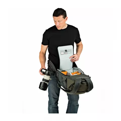 Рюкзак для фотоаппарата Lowepro Flipside Trek BP 350 AW (серый/тем.зел)