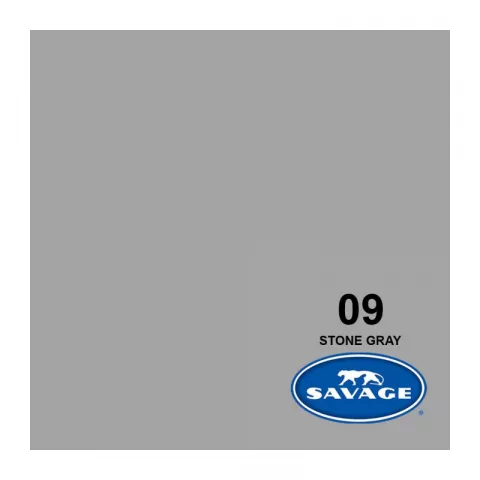 Savage 9-1253 STONE GRAY Фон бумажный Серый камень 1,35 х 11 метров