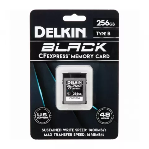 Карта памяти Delkin Devices Black CFexpress Type B 256GB (DCFXBLK256) 1405 /1645 Мб/с
