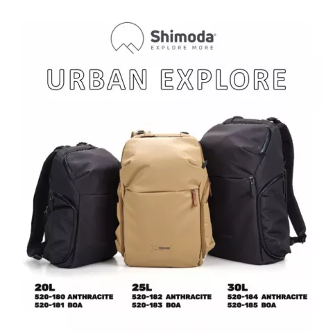 Shimoda Urban Explore 30 Boa Рюкзак и вставка Core Unit для фототехники (520-185)