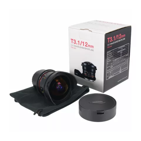 Объектив Samyang 12mm T3.1 ED Aspherical NCS VDSLR Fish-eye Micro 4/3