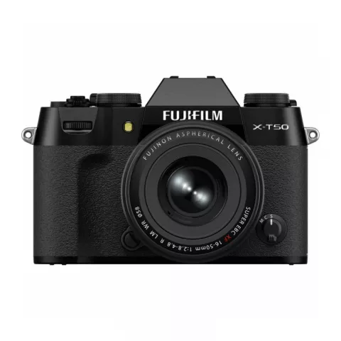 Fujifilm X-T50 Kit XF 16-50mm F2.8-4.8 R LM WR Black