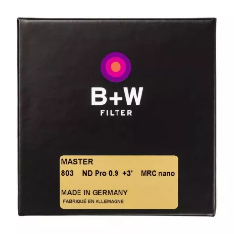 B+W MASTER 803 ND MRC nano 58mm нейтрально-серый фильтр плотности 0.9 для объектива (1101559)