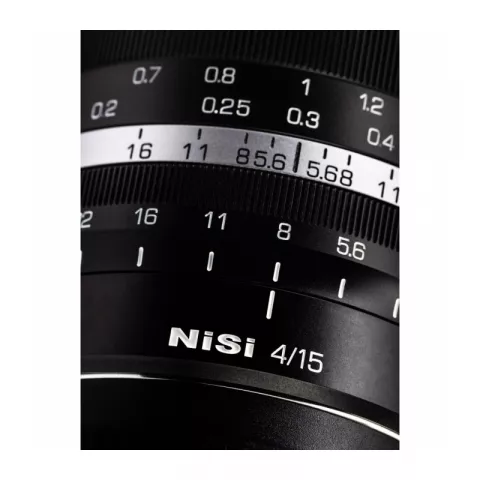 NiSi 15мм f4 FF Aspherical для камер с байонетом Fuji X mount
