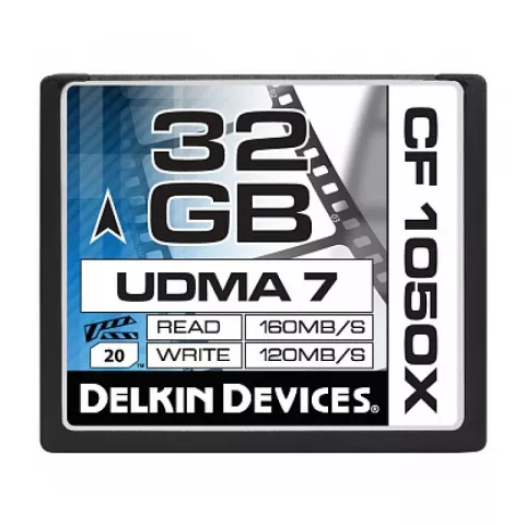 Delkin Devices Cinema CF 32GB UDMA7 1050X (DDCF1050-32GB)