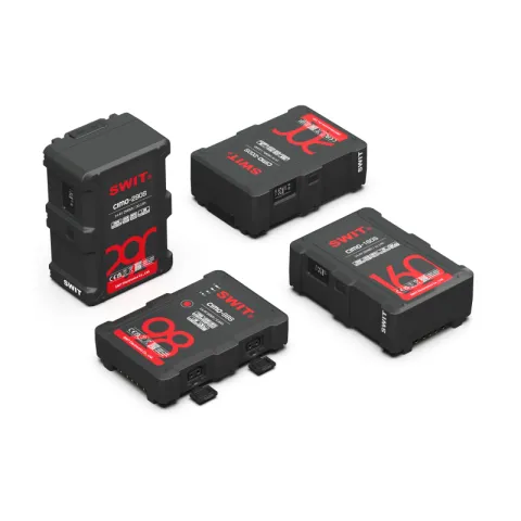 SWIT CIMO-290S Аккумуляторная батарея V-Mount Slim Cine 290 Втч разъемы D-Tap, USB-C, USB-A