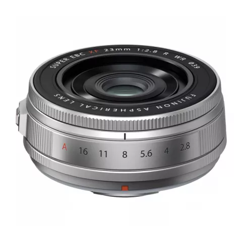 Fujifilm XF 23mm f/2.8 R WR Lens (FUJIFILM X, Silver)