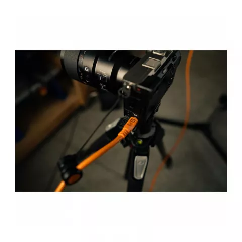 Кабель Tether Tools TetherPro Optima 10G USB-C, 9,4м с прямым разъемом Orange [CUC31G2-ORG]