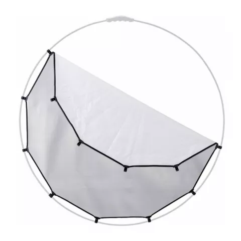Lastolite LR3332 HaloCompact ткань для отражателя Halo, серебро/белый