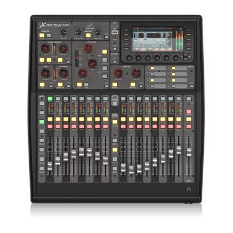 Behringer X32 PRODUCER цифровой микшер, 32 вх+8 возвратов, 17 фейдеров, 22 аналоговых вх/14 вых, 8FX