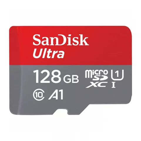 Карта Памяти SanDisk Ultra microSDHC Class 10 A1 UHS-I 120MB/s 128GB (SDSQUA4-128G-GN6MN)