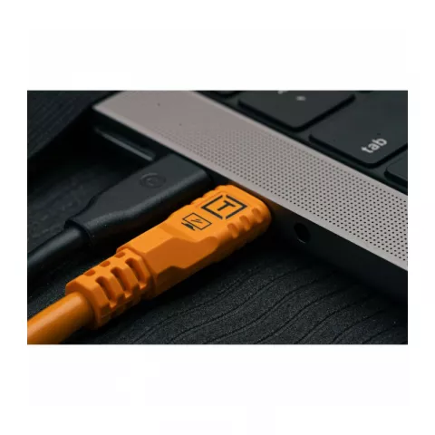 Кабель Tether Tools TetherPro Optima 10G USB-C, 9,4м с прямым разъемом Orange [CUC31G2-ORG]