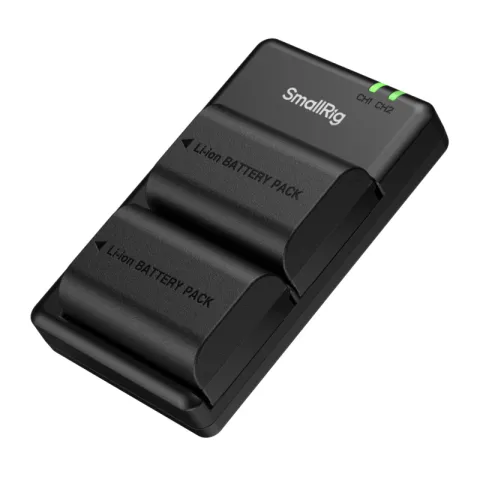 SmallRig 5408 Зарядное устройство с двумя литий-ионными аккумуляторами LP-E6N
