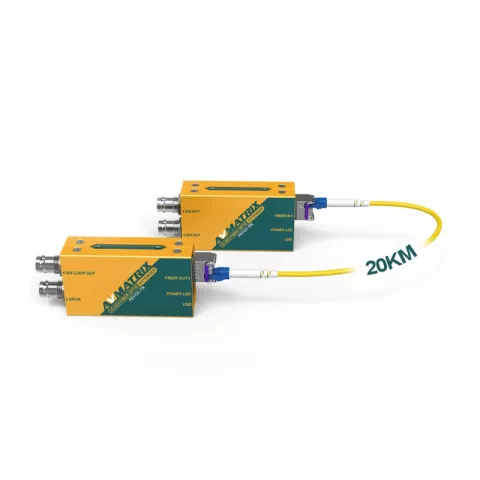 Волоконно-оптический удлинитель  AVMATRIX FE1121 3G-SDI 20км