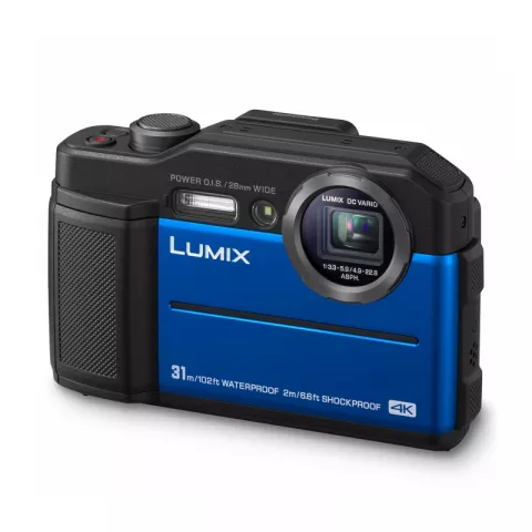 Цифровая фотокамера Panasonic Lumix DMC-FT7 синяя