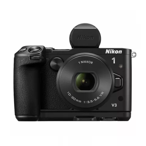Цифровая фотокамера Nikon 1 V3 Kit 10-30 + батарейная ручка и видоискатель