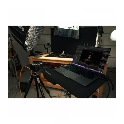 Кабель Tether Tools TetherPro Optima 10G USB-C, 3м с прямым разъемом Orange [CUC10G2-ORG]