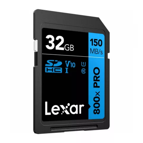 Карта памяти 32Gb Lexar Professional 800x SDHC UHS-I 150MB/s C10 V10 U1 (LSD0800P032G-BNNNG)