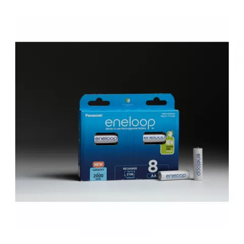 Аккумулятор Panasonic eneloop AA 1900 8BP (BK-3MCDE/8BE)