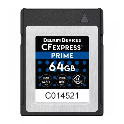 Карта памяти Delkin Devices Prime CFexpress 64GB [DCFX0-064]