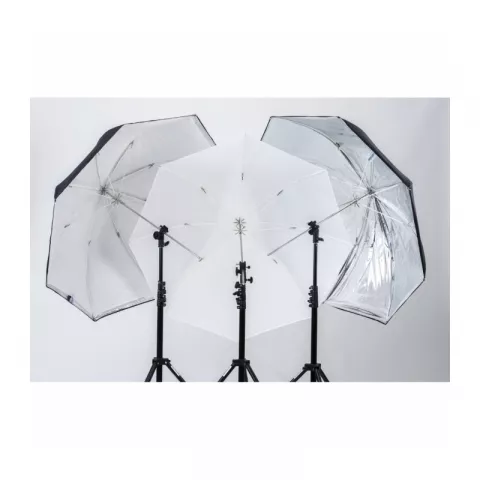 Lastolite LU3237F Umbrella All In One Silver/White Зонт белый просвет/отражение и серебро 72см