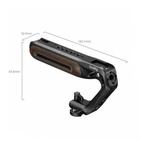 SmallRig 5251 Ручка верхняя Wooden Top Handle with NATO Clamp