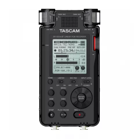 Стерео рекордер Tascam DR-100 MK3 портативный PCM с встроенными микрофонами