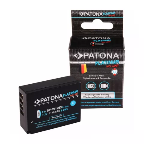 Аккумулятор PATONA аналог Fujifilm NP-W126