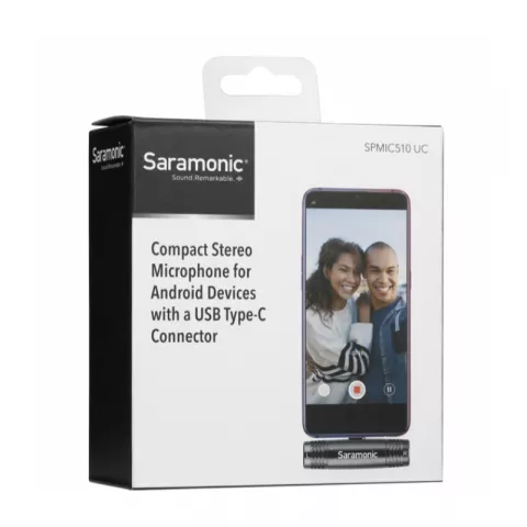 Микрофон Saramonic SPMIC510UC Plug & Play для устройств Android, разъем 3,5мм