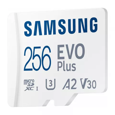 Карта памяти Samsung 256GB microSDXC Evo Plus UHS-I, U3, V30, A2 130MB/s (MB-MC256KA)