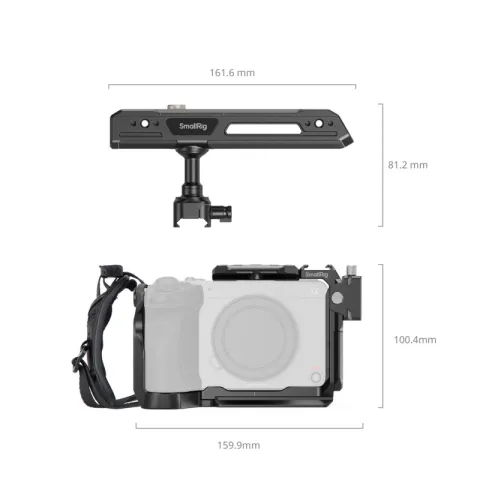 SmallRig 5589 Комплект для цифровой камеры Sony FX2, клетка, фиксатор HDMI, верхняя ручка, ремень