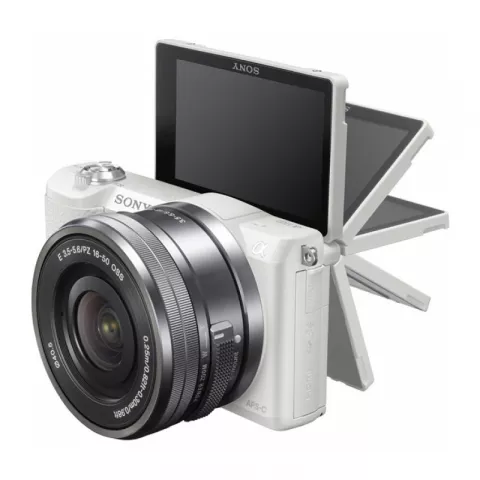 Цифровая фотокамера Sony Alpha A5100 Kit 16-50mm f/3.5-5.6 E OSS белый 