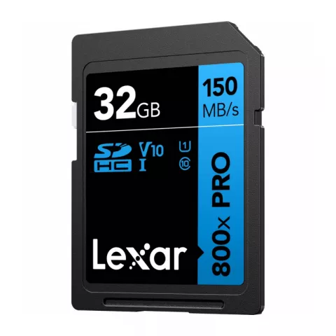 Карта памяти 32Gb Lexar Professional 800x SDHC UHS-I 150MB/s C10 V10 U1 (LSD0800P032G-BNNNG)