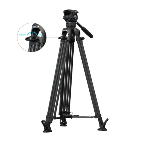 SmallRig 5580 штатив FDS16 с видеоголовой/карбоновый FreeSpeed Carbon Fiber Tripod