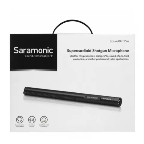 Saramonic Sound Bird V6 Профессиональный суперкардиоидный микрофон-пушка