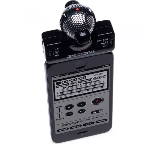 Стерео микрофон Zoom IQ5B iOS-совместимый