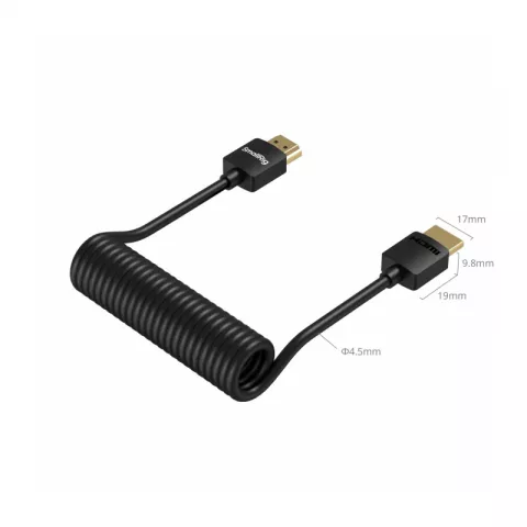 SmallRig 4963 Кабель спиральный Coiled HDMI Data Cable (A to A) 120 см