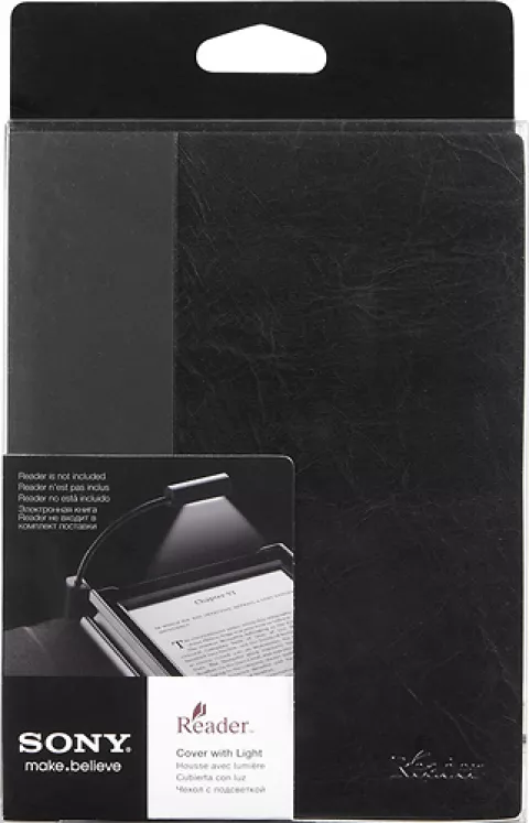 Обложка с подтcветкой Sony PRSA-CL10B черная для электронных книг PRS-T1 / T2