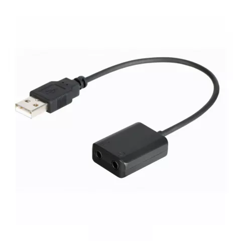 USB-кабель Saramonic EA2L (15см) с 2мя выходами 3.5мм TRS для микрофона и наушников