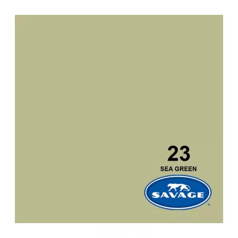 Savage 23-12 SEA GREEN бумажный фон зеленый чай 2,72 х 11,0 метров