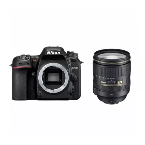 Зеркальный фотоаппарат Nikon D7500 kit 24-120mm f/4G ED VR AF-S Nikkor
