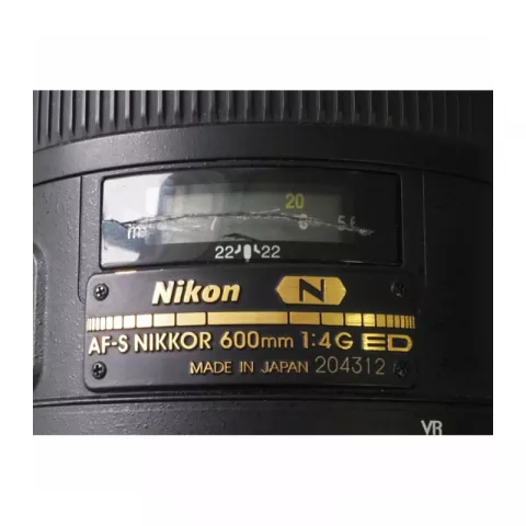 Nikon 600mm f/4G ED VR AF-S Nikkor (Б/У)