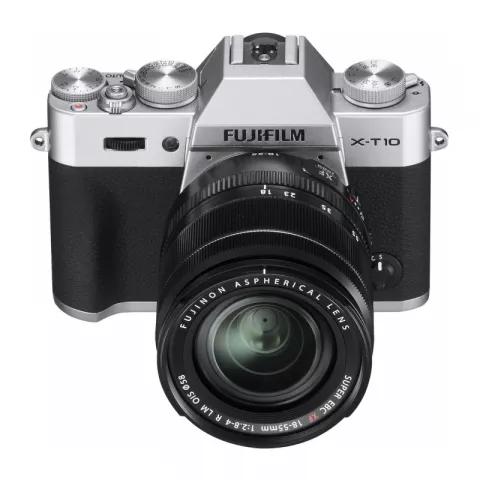 Цифровая фотокамера Fujifilm X-T10 Kit XF 18-55mm F2.8-4 R LM OIS Silver