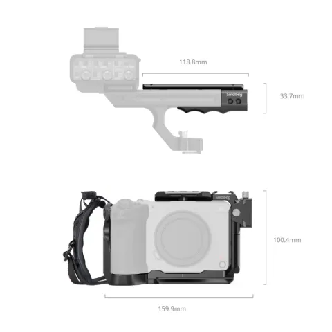 SmallRig 5588 Комплект для цифровой камеры Sony FX2, клетка, фиксатор HDMI, удлинитель ручки, ремень