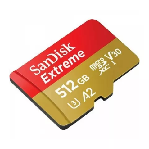 Карта памяти SanDisk Extreme microSDXC Class 10 U3 V30 A2 190/130MB/s 512Gb (SDSQXAV-512G-GN6MN)
