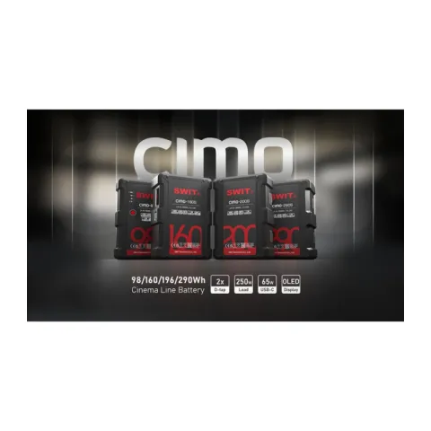 SWIT CIMO-98S Аккумуляторная батарея V-Mount Slim Cine 98 Втч разъемы D-Tap, USB-C, USB-A