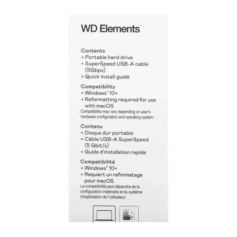 Внешний жесткий диск WD Elements Portable 5TB 2.5