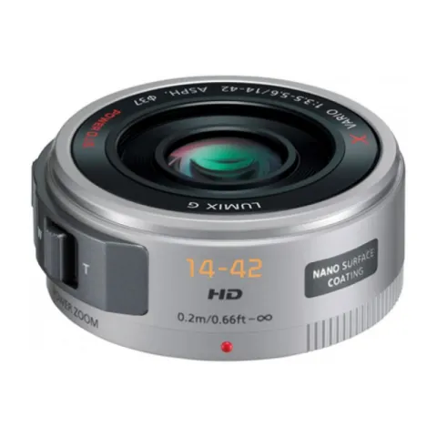 Объектив Panasonic H-PS14042E-S LUMIX G X VARIO PZ 14-42mm Silver