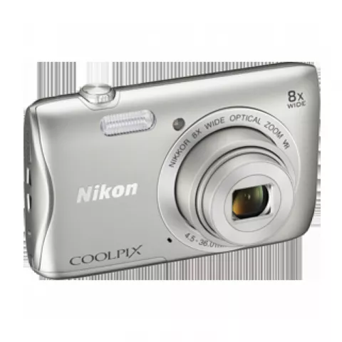 Цифровая фотокамера Nikon Coolpix S3700 Silver